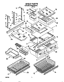 Part Location Diagram of 1127413 Whirlpool SHELF, LADDER (2)