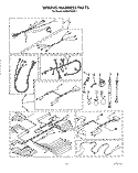 WIRING HARNESS Diagram and Parts List for KEMS378XWH1  KitchenAid Wall Oven