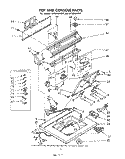 TOP AND CONSOLE Diagram and Parts List for LA7680XKW1  Whirlpool Washer