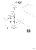 SECTION Diagram and Parts List for RH2299REW06  Roper Freezer