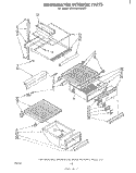 REFRIGERATOR INTERIOR , LIT/OPTIONAL Diagram and Parts List for ED25SMXLWR1  Whirlpool Refrigerator