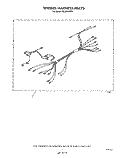 WIRING HARNESS Diagram and Parts List for RB2000XVW1  Whirlpool Wall Oven