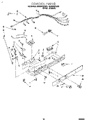 CONTROL Diagram and Parts List for RS25AWXEN01  Roper Refrigerator