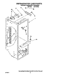 REFRIGERATOR LINER Diagram and Parts List for TS22BRXAW01  Whirlpool Refrigerator