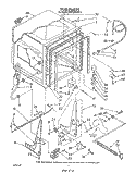 TUB , LITERATURE AND OPTIONAL Diagram and Parts List for DU7400XS5  Whirlpool Dishwasher