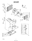 SECTION Diagram and Parts List for CAW07A1A1  Whirlpool Air Conditioner