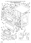 Part Location Diagram of 3388600 Whirlpool CLIP