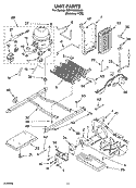 UNIT PARTS Diagram and Parts List for GD5YHAXNL00  Whirlpool Refrigerator
