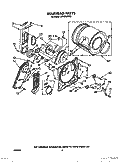 SECTION Diagram and Parts List for LE7000XTW0  Whirlpool Dryer