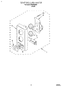 CONTROLLER Diagram and Parts List for MT0061XBB0  Whirlpool Microwave