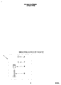 MISCELLANEOUS Diagram and Parts List for 3LBR7255BQ1  Whirlpool Washer
