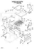 UPPER UNIT PARTS Diagram and Parts List for KSSC36QKS02  KitchenAid Refrigerator