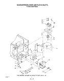 MAGNETRON AND AIR FLOW Diagram and Parts List for KCMS132SBL2  KitchenAid Microwave