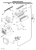 ICEMAKER PARTS, OPTIONAL PARTS (NOT INCLUDED) Diagram and Parts List for KSRL25FTST00  KitchenAid Refrigerator