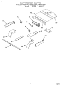 TOP VENTING, OPTIONAL Diagram and Parts List for KEBS277DBL7  KitchenAid Wall Oven