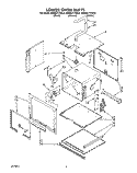 LOWER OVEN Diagram and Parts List for KEBS277YBL0  KitchenAid Wall Oven