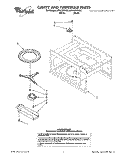 CAVITY AND TURNTABLE, LIT/OPTIONAL Diagram and Parts List for MT6120XYB2  Whirlpool Microwave