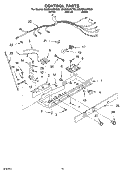 CONTROL Diagram and Parts List for GD2SHAXKT02  Whirlpool Refrigerator