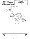 CONSOLE Diagram and Parts List for GDU3024XLW0  Whirlpool Dishwasher