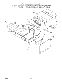 TOP VENTING, OPTIONAL Diagram and Parts List for GMC305PDB2  Whirlpool Microwave Oven Combo
