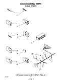 WIRING HARNESS Diagram and Parts List for SHF7884P2  Whirlpool Dishwasher