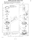 302740 PUMP AND MOTOR Diagram and Parts List for DU5500XL0  Whirlpool Dishwasher