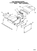 TOP VENTING PARTS Diagram and Parts List for YKEMS307GS3  KitchenAid Microwave Oven Combo