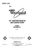 SECTION Diagram and Parts List for RB760PXT0  Whirlpool Range
