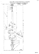 BRAKE AND DRIVE TUBE Diagram and Parts List for 3LSR5233AN0  Whirlpool Washer