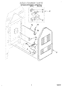 REAR CHASSIS, LIT/OPTIONAL Diagram and Parts List for KERS507EAL2  KitchenAid Range