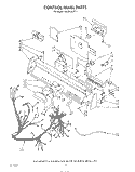 CONTROL PANEL , LITERATURE AND OPTIONAL Diagram and Parts List for 4KUDS220T1  KitchenAid Dishwasher