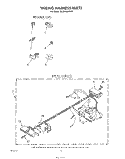 WIRING HARNESS Diagram and Parts List for GLA5580XSF3  Whirlpool Washer