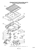 COMPARTMENT SEPARATOR Diagram and Parts List for ET16JKXWN01  Whirlpool Refrigerator
