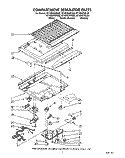 COMPARTMENT SEPARATOR Diagram and Parts List for RT18DKXWW02  Roper Refrigerator