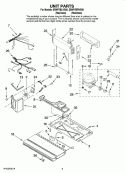 UNIT PARTS Diagram and Parts List for EB9FVBLVS00  Whirlpool Refrigerator