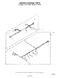 WIRING HARNESS Diagram and Parts List for GCG2101XMW1  Whirlpool Dryer