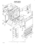 Part Location Diagram of 302460 Whirlpool PAD, RUBBER