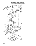 Part Location Diagram of 4363792 Whirlpool BURNR-TOP