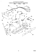 CONTROL Diagram and Parts List for KSRV25FHBL00  KitchenAid Refrigerator