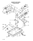 BURNER BOX Diagram and Parts List for KGCG260SAL2  KitchenAid Cooktop