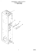 FREEZER LINER Diagram and Parts List for KSSP36QJS00  KitchenAid Refrigerator