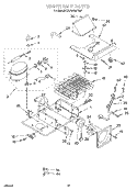UPPER UNIT Diagram and Parts List for KSSC42MFS05  KitchenAid Refrigerator