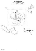 PUMP PARTS Diagram and Parts List for KUIS18PNTB1  KitchenAid Ice Maker