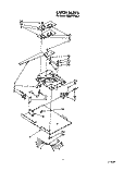 LATCH Diagram and Parts List for KEMI371TBL2  KitchenAid Microwave Oven Combo