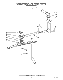 UPPER WASH AND RINSE Diagram and Parts List for KUDH230Y1  KitchenAid Dishwasher