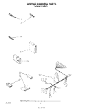 WIRING HARNESS Diagram and Parts List for DU7200XS0  Whirlpool Dishwasher