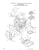 POWER LOCK Diagram and Parts List for S8757W1  Roper Range