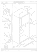CABINET Diagram and Parts List for 3VET19GMFW00  Whirlpool Refrigerator