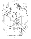 SECTION Diagram and Parts List for LE5750XKW1  Whirlpool Dryer