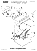 SECTION Diagram and Parts List for REX5636AL0  Roper Dryer